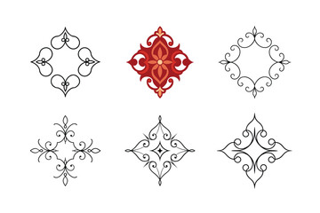 victorian graphics ornament vector art design