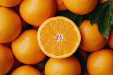 Fresh Oranges, Close-Up
