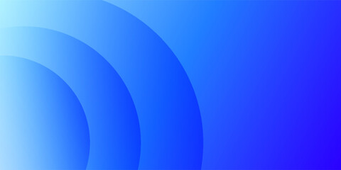 Abstract blue gradient background with smooth circular shapes and a modern design. Ideal for technology, digital, and futuristic themes