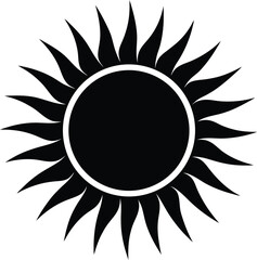 abstract sun vector illustration