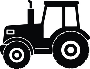 tractor isolated on white background
