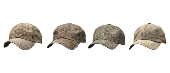 Pack of Academic Square Cap set Against Transparent Background for Graduation Design, Educational Branding, or Celebration Graphics