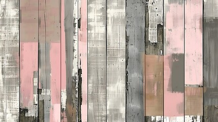 Abstract image depicting vertical wooden planks with color variations