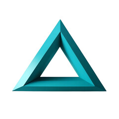 3d geometric triangle shape