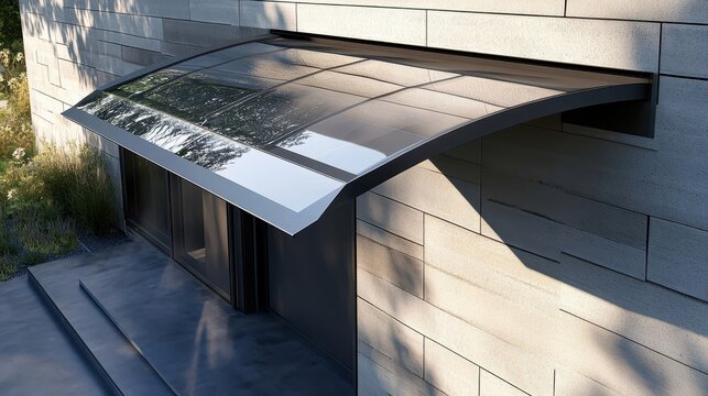 Modern Architectural Canopy Over Window Design