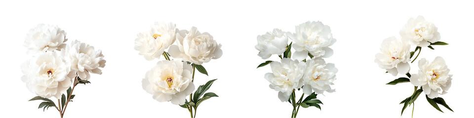 Fototapeta premium White Peony Flower