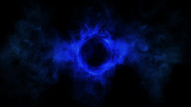 Mysterious Blue Aura: A captivating image showcases a mesmerizing blue aura emanating from a central point, evoking a sense of wonder and intrigue. This vibrant spectacle.