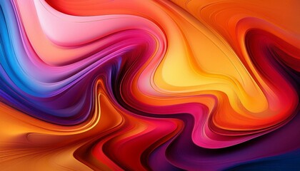 Abstract warm-toned swirls