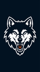 Fototapeta premium Wolf logo