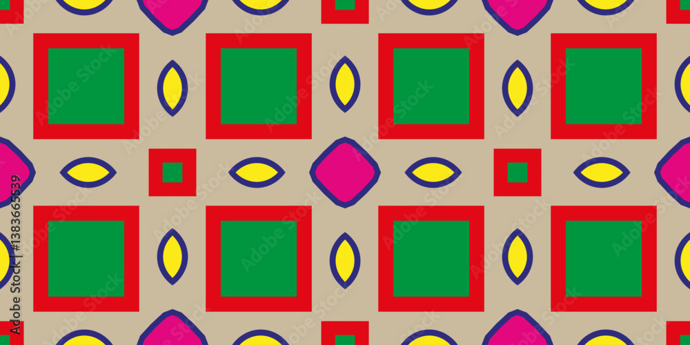 Fototapete Simple minimal seamless pattern. Elegant modern background. Minimalist vector ornament. Abstract repeating geometric design