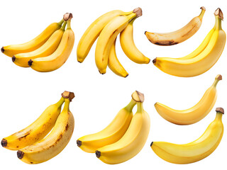 bananas isolated on white background