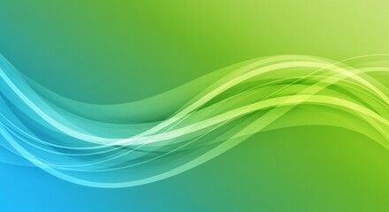 爽やかなグリーンの抽象背景
