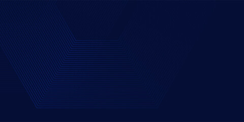 Abstract Blue Tech Finance Fintech Background Abstract Hexagon Pattern. Abstract Business Tech Science Modern simple