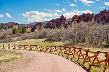 Hiking Trail at Roxborough State Park in Colorado