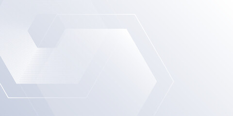 Modern background with gradient color and artistic dynamic hexagon decoration abstract modern design