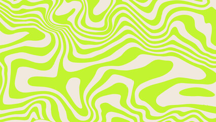 Abstract vector illustration featuring wavy zebra-like lines on a background, creating a modern, psychedelic, and eye-catching pattern suitable for trendy graphic designs.