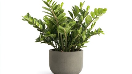 Potted plant with lush green foliage