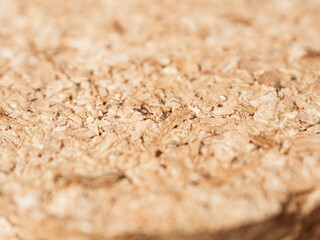 Cork wood background with natural texture and warm color, perfect for creating a cozy atmosphere.