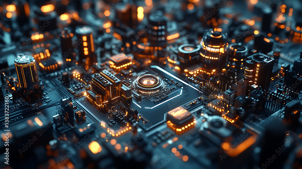 Poster The internet of things (iot) is a smart connection and control device in a network of industries, residents, and any business with the internet, it is technology for the future of the world