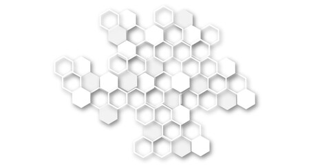 A Sophisticated Digital Illustration Combining the Precision of Molecular Geometry with the Aesthetic Appeal of Seamless Hexagonal Patterns, Perfect for Scientific Interfaces and Technological Brandin