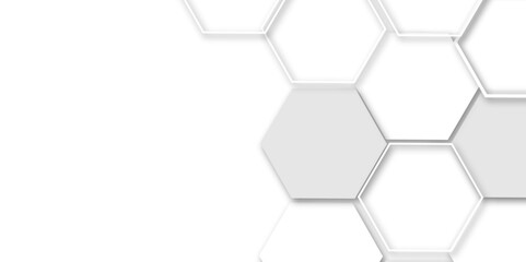 A Sophisticated Digital Illustration Combining the Precision of Molecular Geometry with the Aesthetic Appeal of Seamless Hexagonal Patterns, Perfect for Scientific Interfaces and Technological Brandin