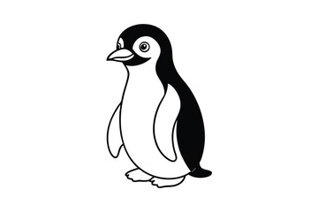 Fototapeta premium penguin vector illustration