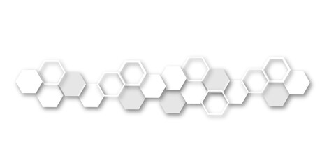 An Elegant and Abstract Visualization of Technological Innovation Through a Honeycomb-Inspired Geometric Pattern of Hexagons Representing Molecular Networks in a Clean, Minimalist Style