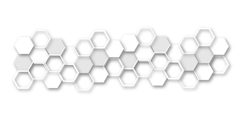 An Elegant and Abstract Visualization of Technological Innovation Through a Honeycomb-Inspired Geometric Pattern of Hexagons Representing Molecular Networks in a Clean, Minimalist Style