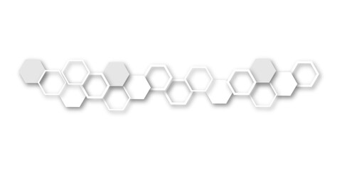 An Elegant and Abstract Visualization of Technological Innovation Through a Honeycomb-Inspired Geometric Pattern of Hexagons Representing Molecular Networks in a Clean, Minimalist Style