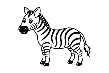 Obraz premium zebra vector illustration