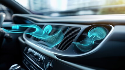 Advanced climate control in a modern vehicle for comfortable and safe driving