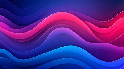 Obraz premium Beautiful abstract waves of color seamlessly flowing together gracefully