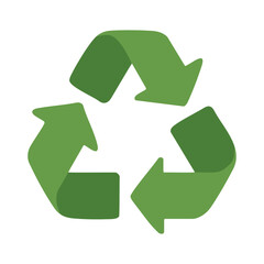 green recycle symbol
