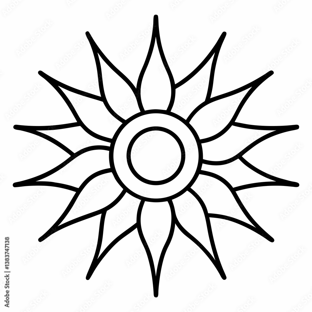 Aufkleber zipper un-outline vector set – coloring book style line art drawing on white background