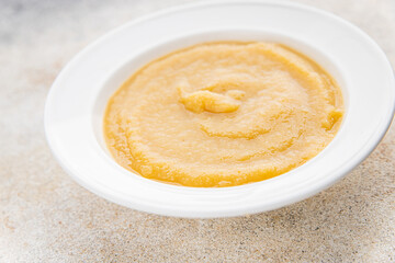 Apple puree natural ingredient tasty fresh gourmet food background table rustic food top view copy space