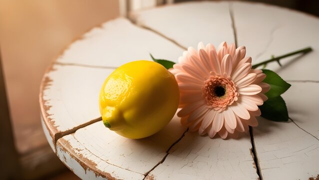 lemone and flower