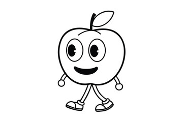cartoon apple cartoon