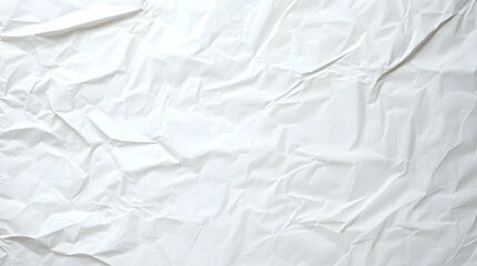 Obraz premium Crumpled White Paper Texture