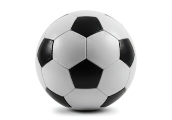 Obraz premium Soccer ball spherical black white