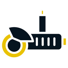 Grinder Tool, Black and Yellow Design Grinder Tool, Grinder Tool Line Icon