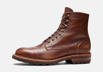 Vintage leather boot distressed brown