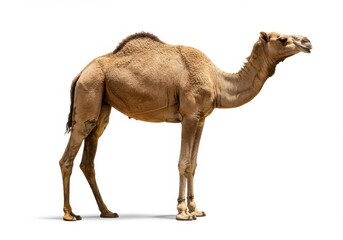 Dromedary camel full body side