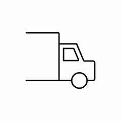 Delivery Truck icon vector sign
