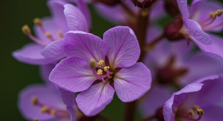 Obraz premium Lilac Whispers of Dawn AI Generated