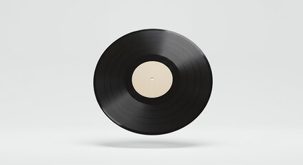 Obraz premium Captivating Vinyl Record Showcase: A Celebration of Music and Timeless Design