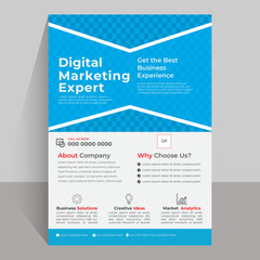 Obraz premium Creative modern vector concept flyer design tamplate