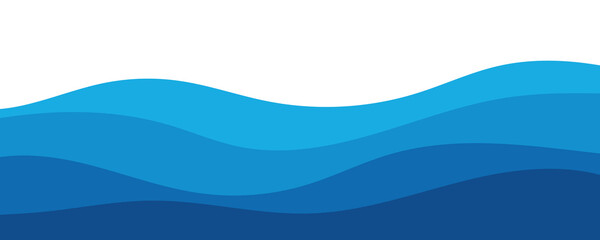 abstract blue wave background. eps10