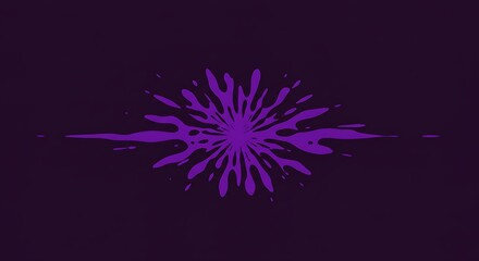 Purple Nova Burst AI Generated