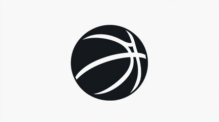 Basketball Icon, Sport Graphic, White Background, Web Design