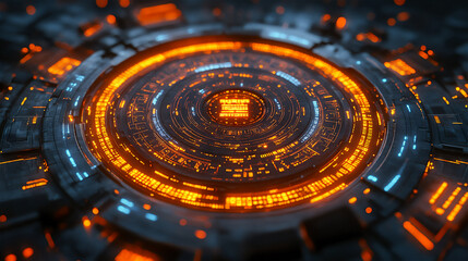 Futuristic Cyber Security Shield Protection Digital Technology 11